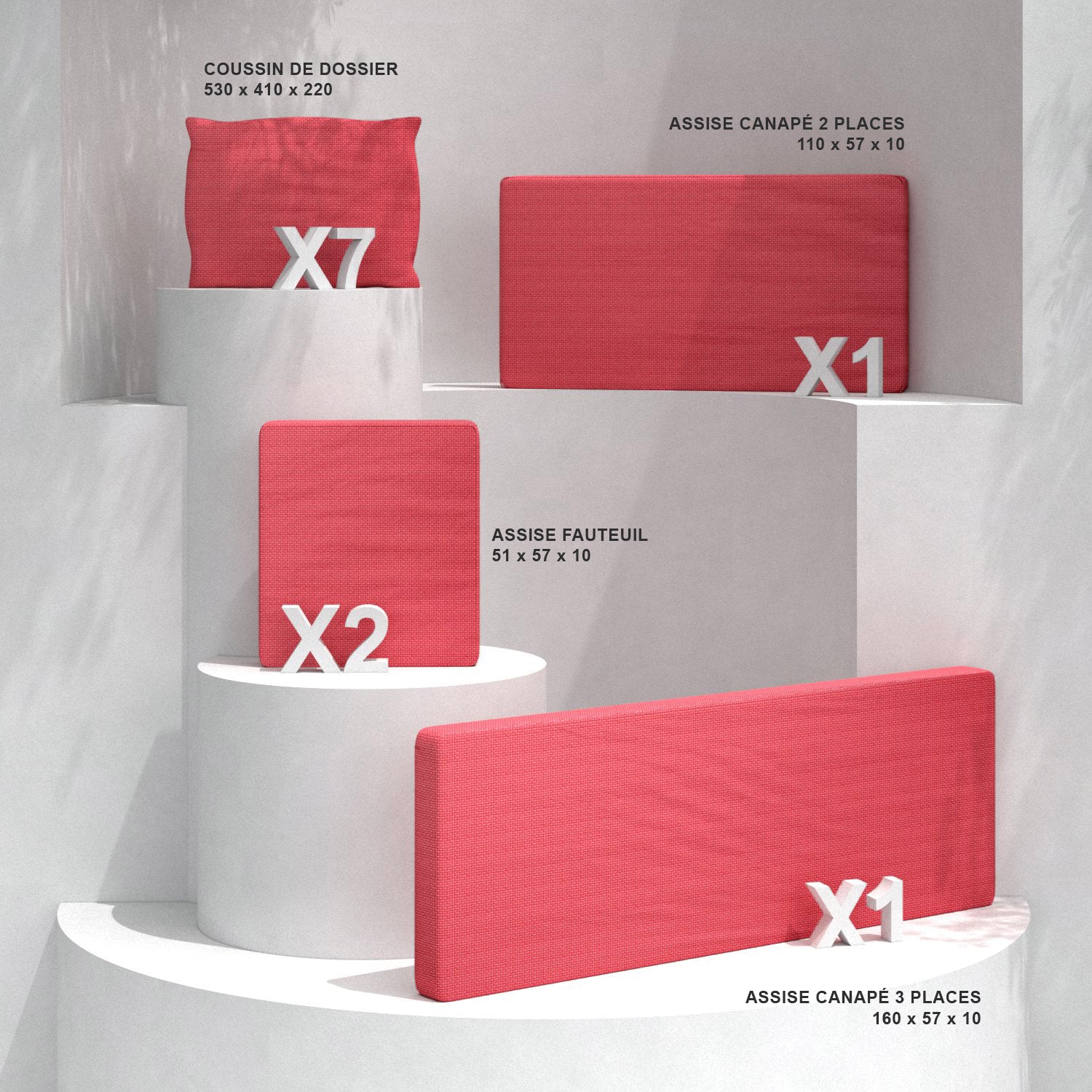 COUSSINSBLOCS7ROUGE Mobellianova